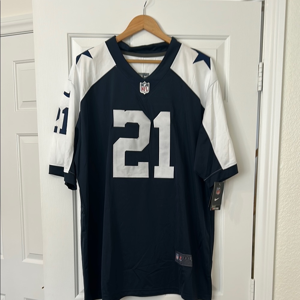 NFL Blue and White Dallas Cowboys Jersey